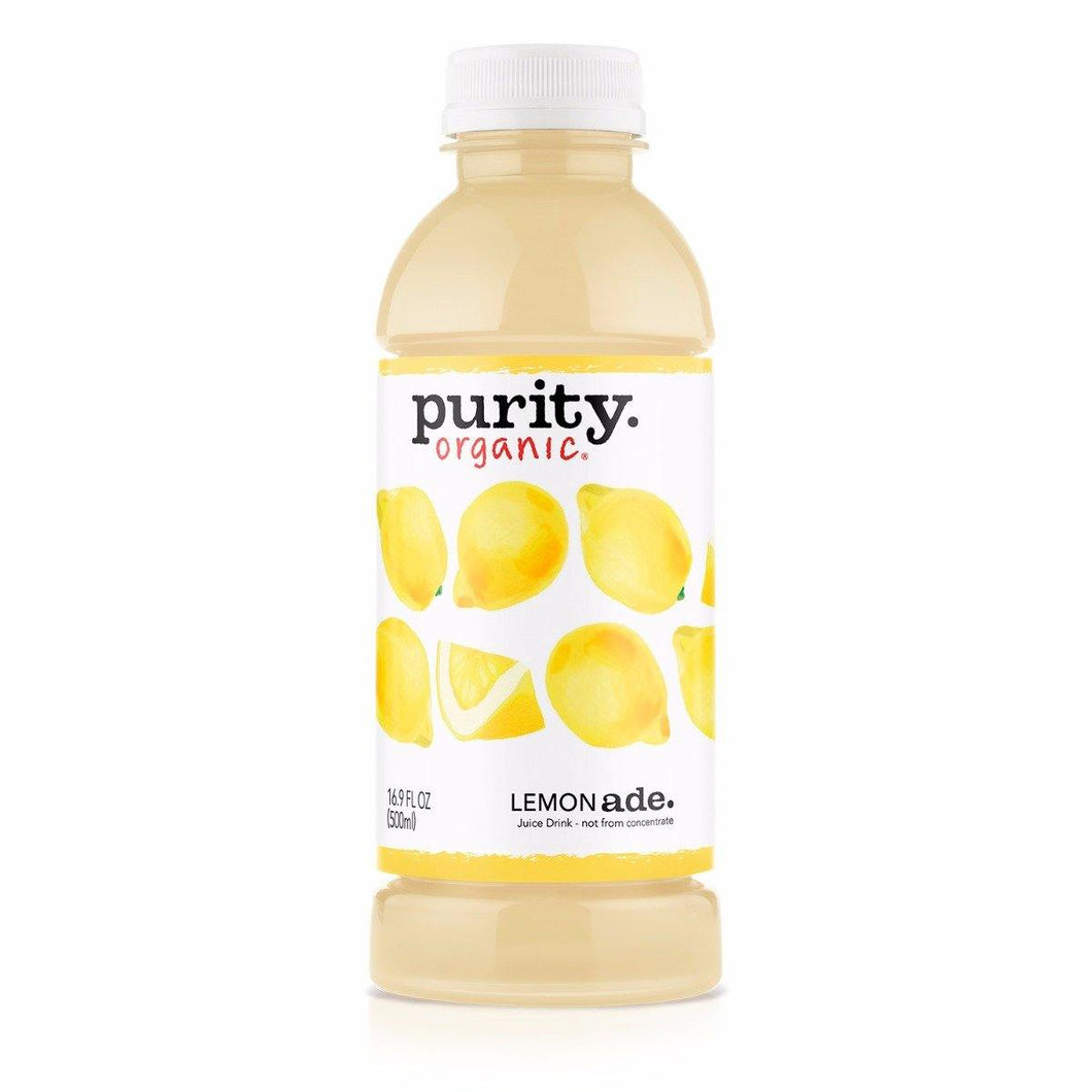 Purity Organic Juice Drink, Lemonade, 16.9 Ounce (Pack of 12) - Oasis Snacks