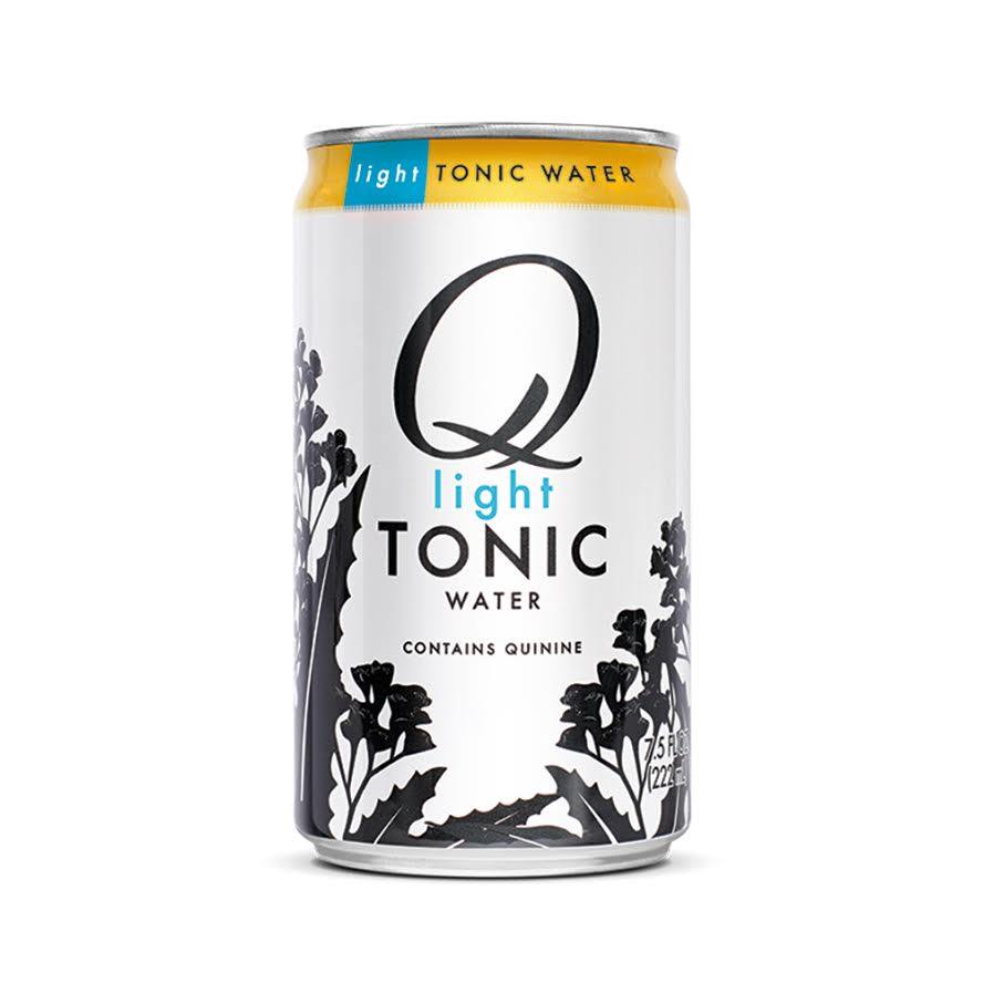 Q Light Tonic Water, 7.5 oz Cans (Pack of 4) - Oasis Snacks