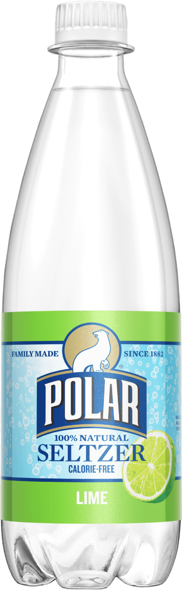 Polar Lime Seltzer Water 20oz Bottles (Pack of 24) - Oasis Snacks