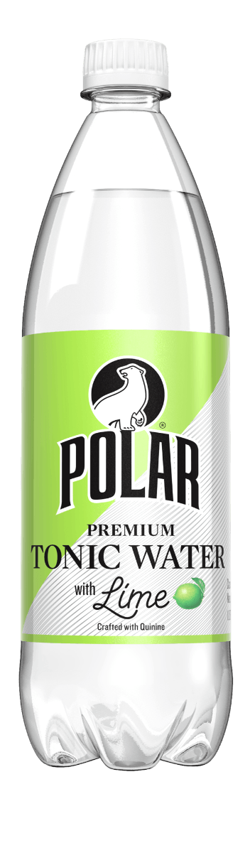 Polar Premium Tonic Water with Lime 1 Liter Bottles (Pack of 12) - Oasis Snacks
