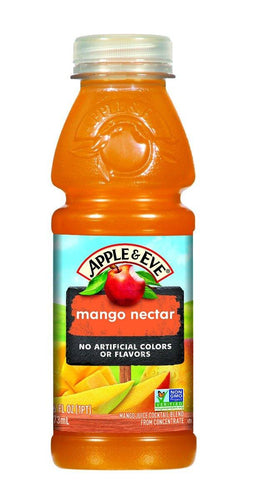 Apple & Eve On The Go 100% Juice - Mango Nectar - 16 oz - 12 Count - Oasis Snacks