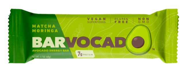 Barvocado Avocado Energy Bar, Matcha Moringa, 1.7oz - Multi Pack - Oasis Snacks
