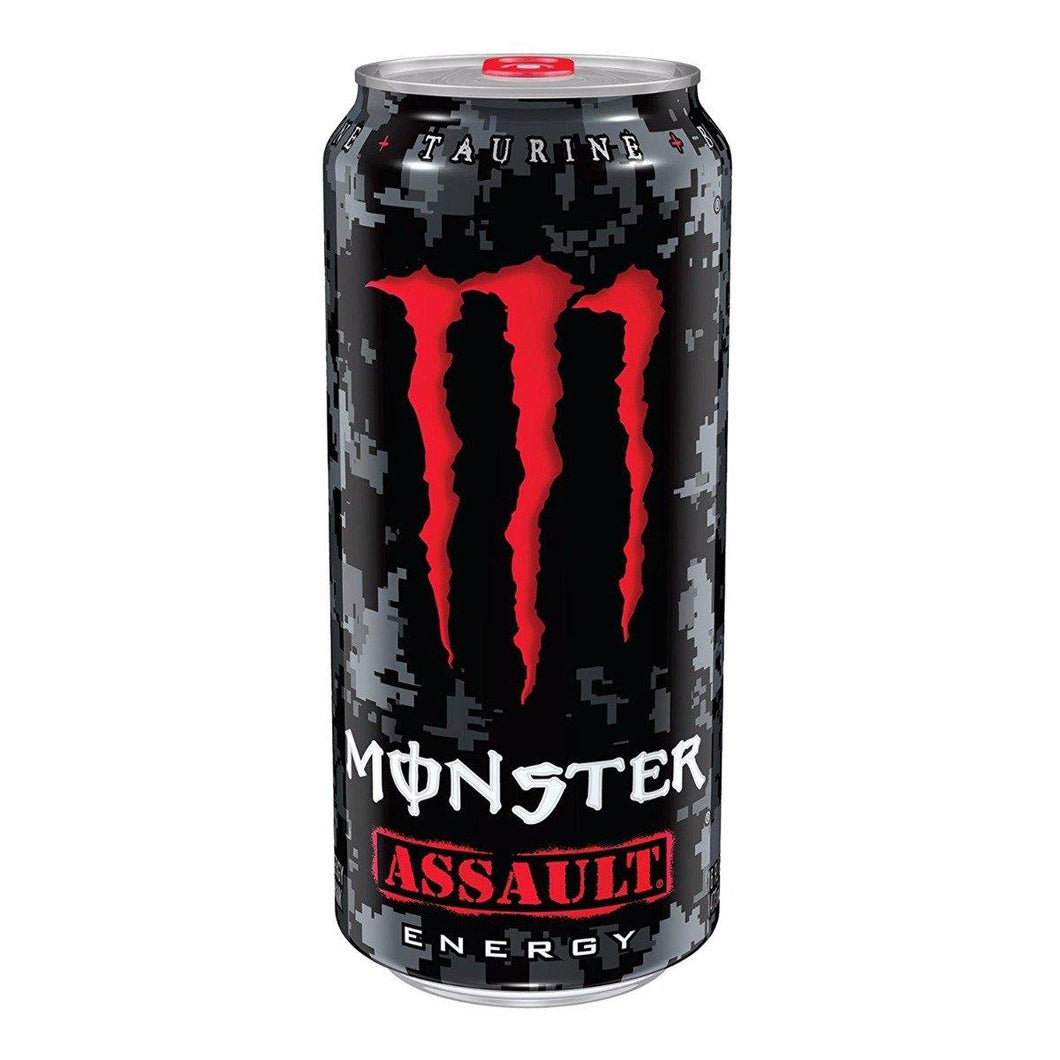 Monster Energy, Assault, 16 Ounce (Pack of 24) - Oasis Snacks