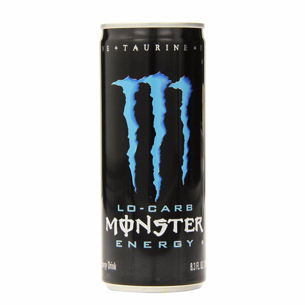 Monster Energy, Lo-Carb, 8.3 Ounce (Pack of 24) - Oasis Snacks