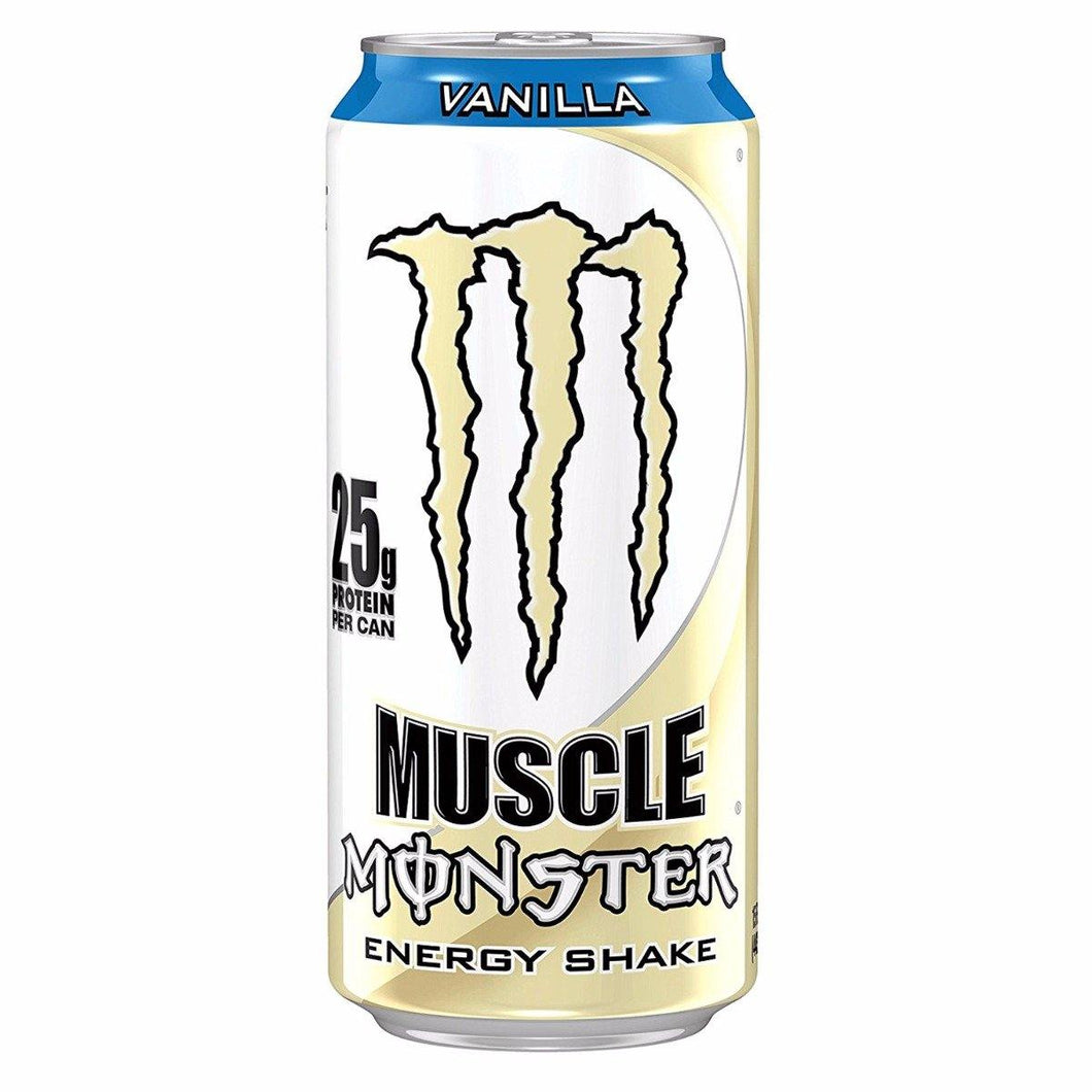 Monster Muscle 15oz Vanilla (Pack of 12) - Oasis Snacks