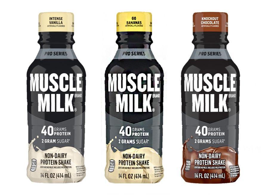 Muscle Milk Pro Series Non Dairy Protein Shake, 3 Flavor Variety Pack, 40g Protein, 14 FL OZ (Pack of 12) - Oasis Snacks