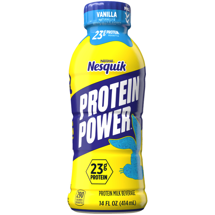 Nestle Nesquik Protein Plus Milk 14 oz Vanilla (Pack of 12) - Oasis Snacks