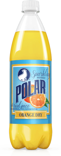 Polar Orange Dry Sparkling Beverage 1 Liter Bottles (Pack of 12) - Oasis Snacks