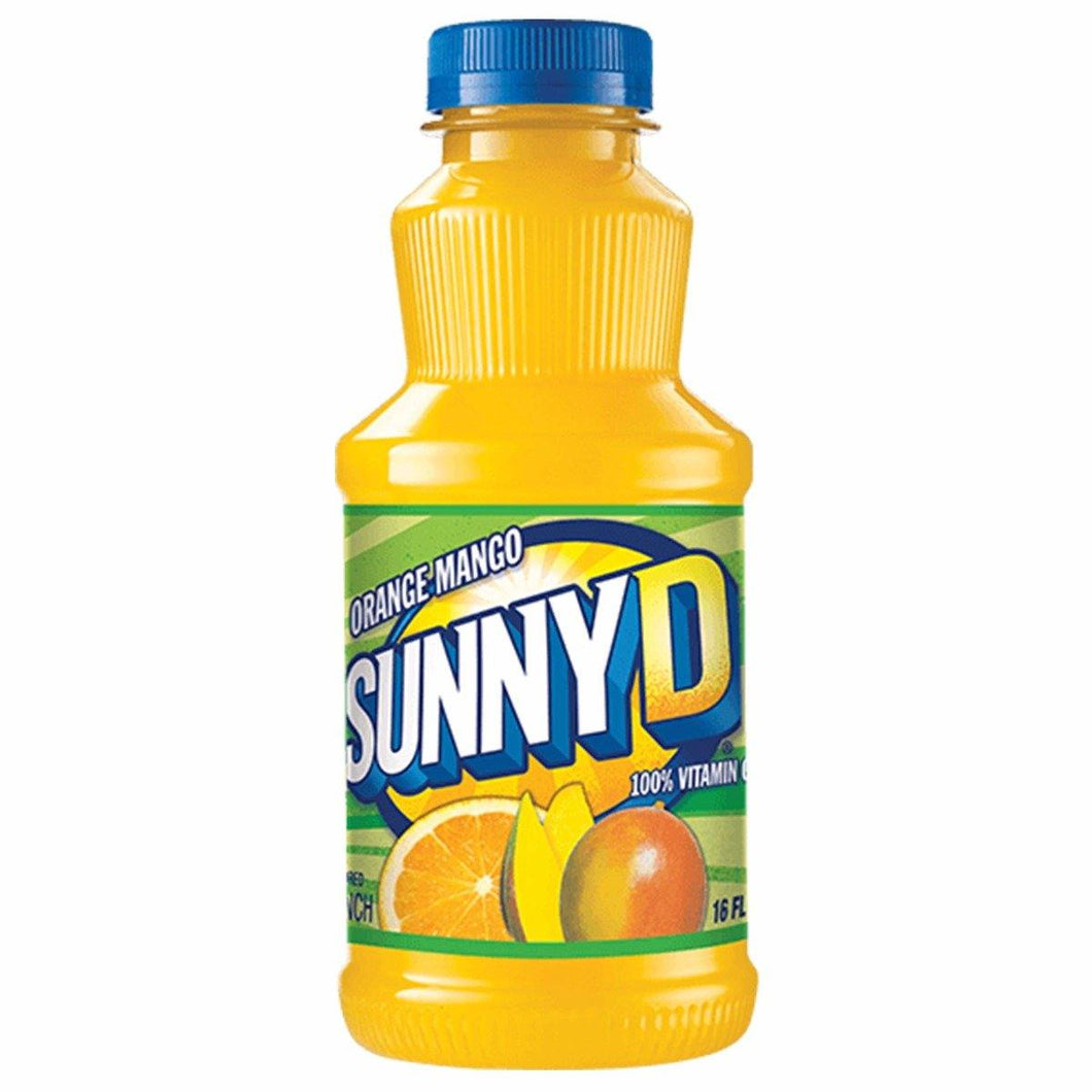 Sunny Delight Orange Mango, 16 Ounce Bottle (Pack of 12) - Oasis Snacks