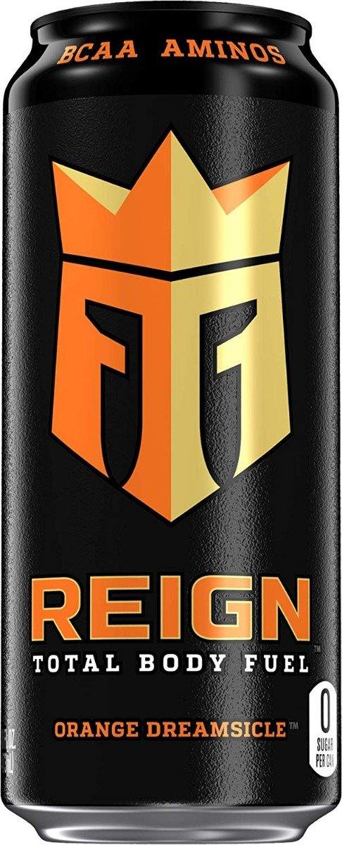 Reign Total Body Fuel Energy Drink, Orange Dreamsicle, 16 oz (Pack of 12) - Oasis Snacks