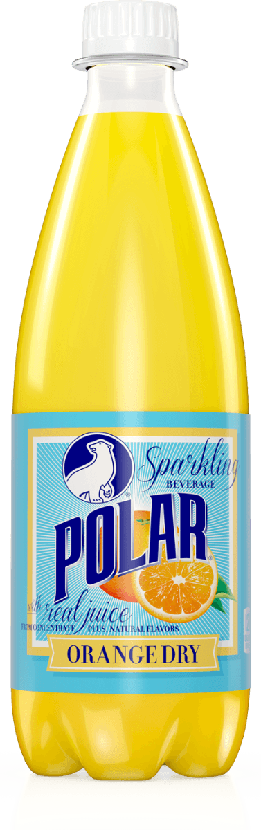 Polar Diet Orange Dry Sparkling Beverage 20oz Bottles (Pack of 24) - Oasis Snacks