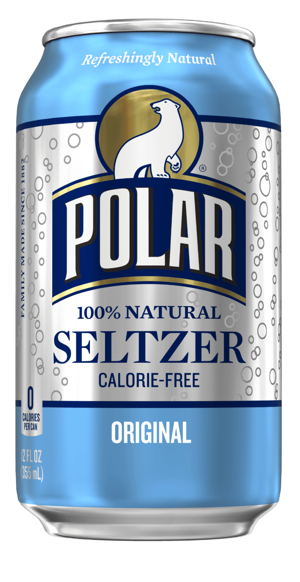 Polar Original Seltzer Water 12oz Cans (Pack of 24) - Oasis Snacks