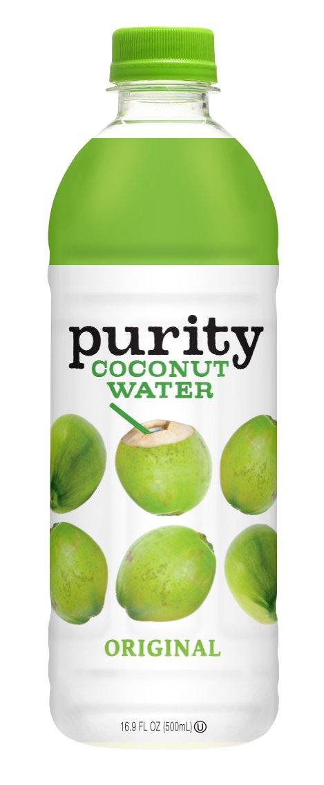 Purity Organic Coconut Water, 16.9 oz (Pack of 12) - Oasis Snacks
