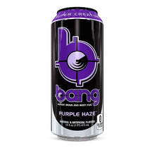 Load image into Gallery viewer, BANG Energy Drink, Purple Haze, 16oz Cans (Pack of 12) - Oasis Snacks
