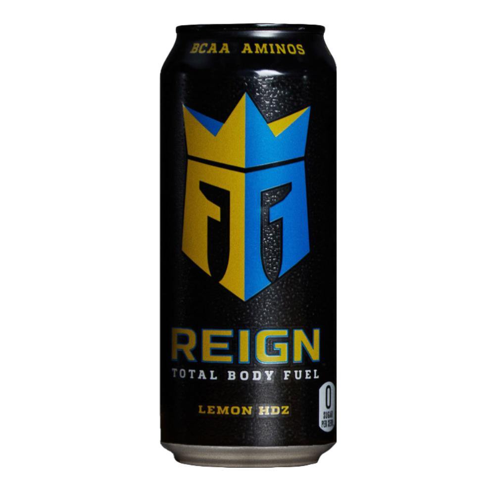 Reign Total Body Fuel Energy Drink, Lemon HDZ, 16 oz (Pack of 12) - Oasis Snacks