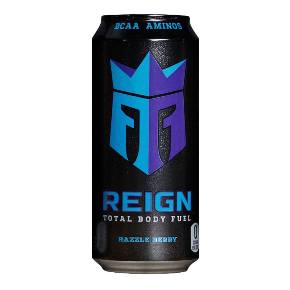 Blue Raspberry Reign Reign Total Body Fuel Energy Drink, Razzle Berry, 16 oz (Pack of 12 ...