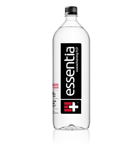 Essentia Ionized Alkaline 9.5 pH Bottled Water, 1.5 Liter, (Pack of 12) - Oasis Snacks
