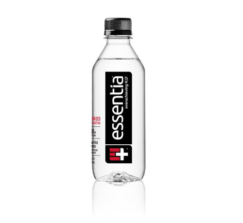 Essentia Ionized Alkaline 9.5 pH Bottled Water, 12 Ounce, (Pack of 24) - Oasis Snacks