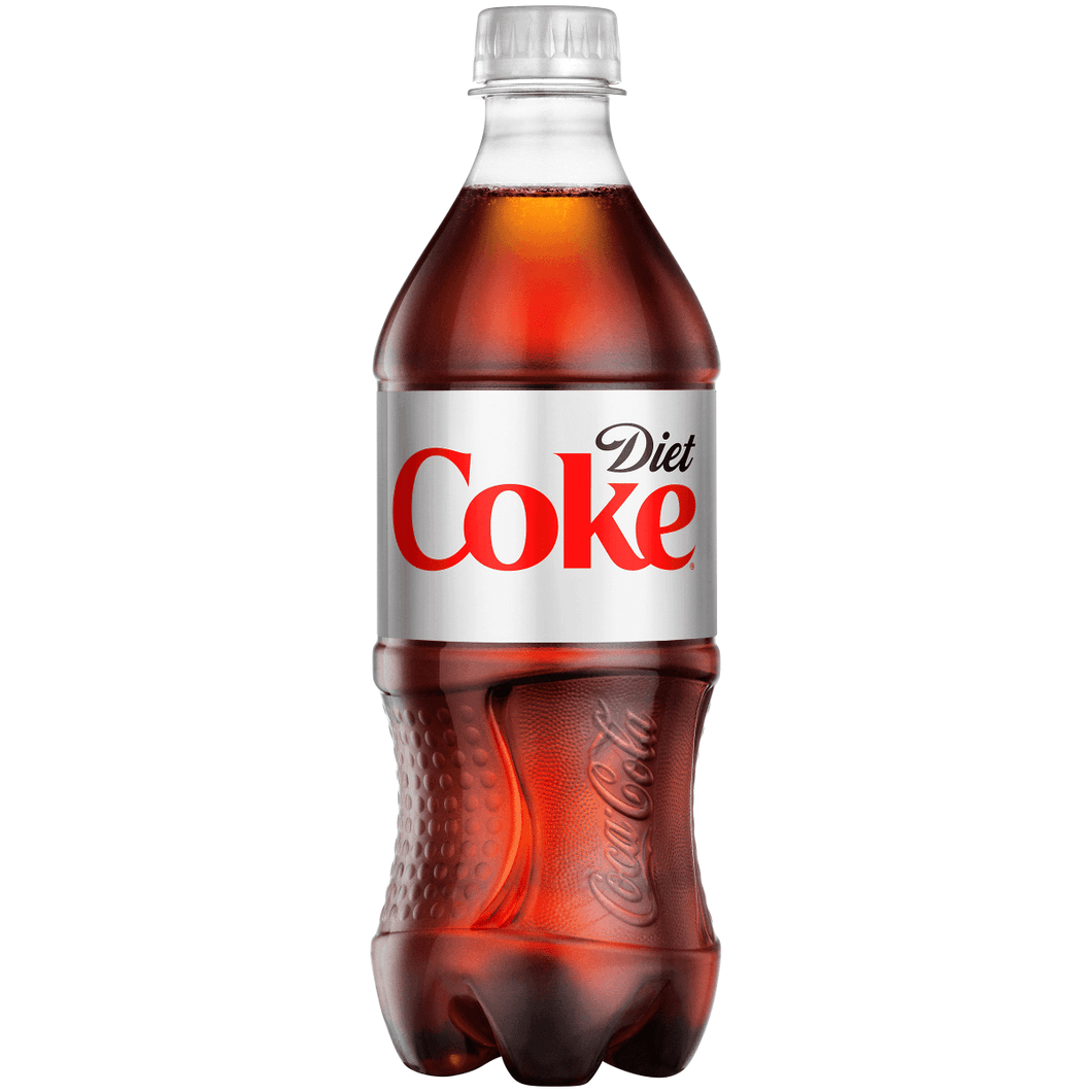 Coca-Cola Diet Soda 20 oz (Pack of 24) - Oasis Snacks