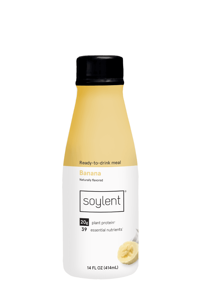 Soylent Meal Replacement Drink, Banana, 14 oz Bottles - Multi Pack - Oasis Snacks
