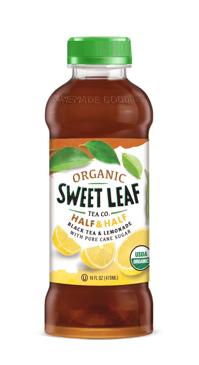 Sweet Leaf Half & Half Lemonade Tea, 16 Fl Oz Bottles (Pack of 12) - Oasis Snacks