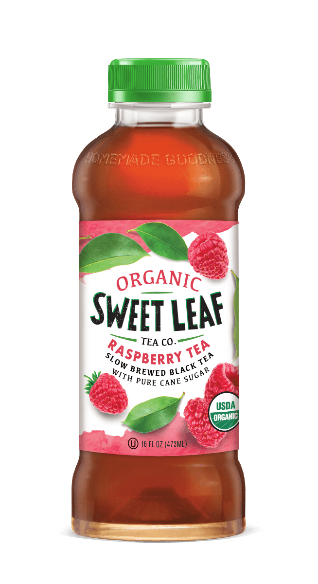 Sweet Leaf Raspberry lced Tea, 16 Fl Oz Bottles (Pack of 12) - Oasis Snacks
