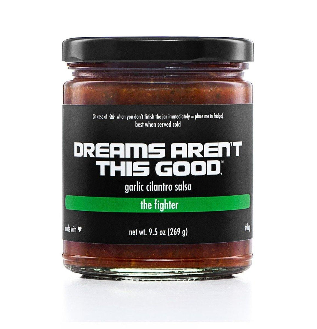Dreams Aren't This Good Salsa, The Fighter, 9.5oz (Pack of 3) - Oasis Snacks
