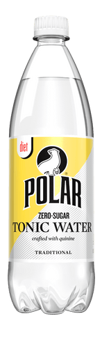 Polar Diet Tonic Water 1 Liter Bottles (Pack of 12) - Oasis Snacks