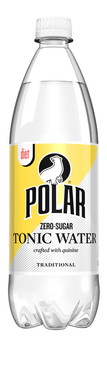 Polar Diet Tonic Water 1 Liter Bottles (Pack of 12) - Oasis Snacks
