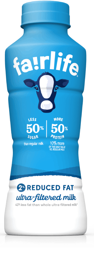 Fairlife 2% Reduced Fat, Ultra-Filtered Milk, 14oz (Pack of 12)