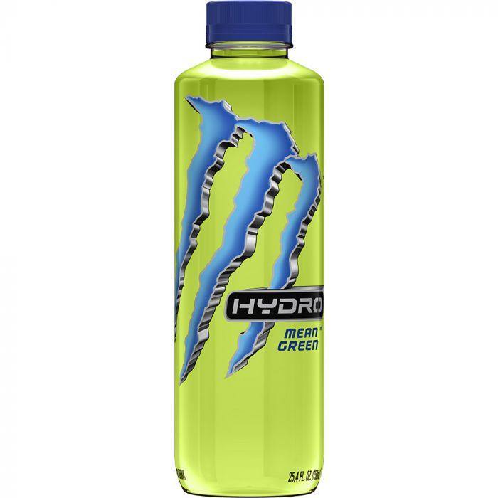 Monster Hydro Energy Sports Drink, Mean Green, 25.4 ounce (Pack of 12) - Oasis Snacks