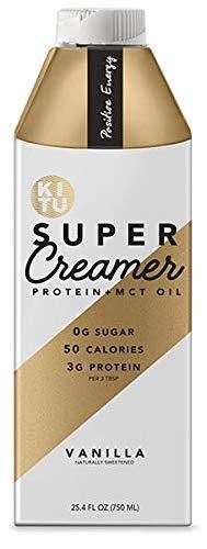 KITU Super Creamer Lactose Free Zero Sugar High Protein, Vanilla, 25.4 oz (Pack of 6) - Oasis Snacks