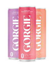 Load image into Gallery viewer, Gorgie Sparkling Energy Drink, 3 Flavor Variety, 12oz (Pack of 12)

