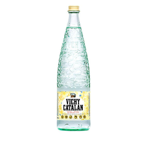 Vichy Catalan Sparkling Mineral Water, 1 Liter (33.8oz) (Pack of 12) - Oasis Snacks