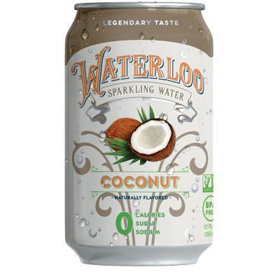 Waterloo Sparkling Water, Coconut, 12oz - Multi Pack - Oasis Snacks